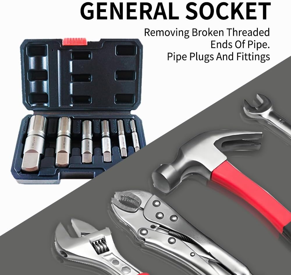 6-Piece Heavy Duty Pipe Extractor Set