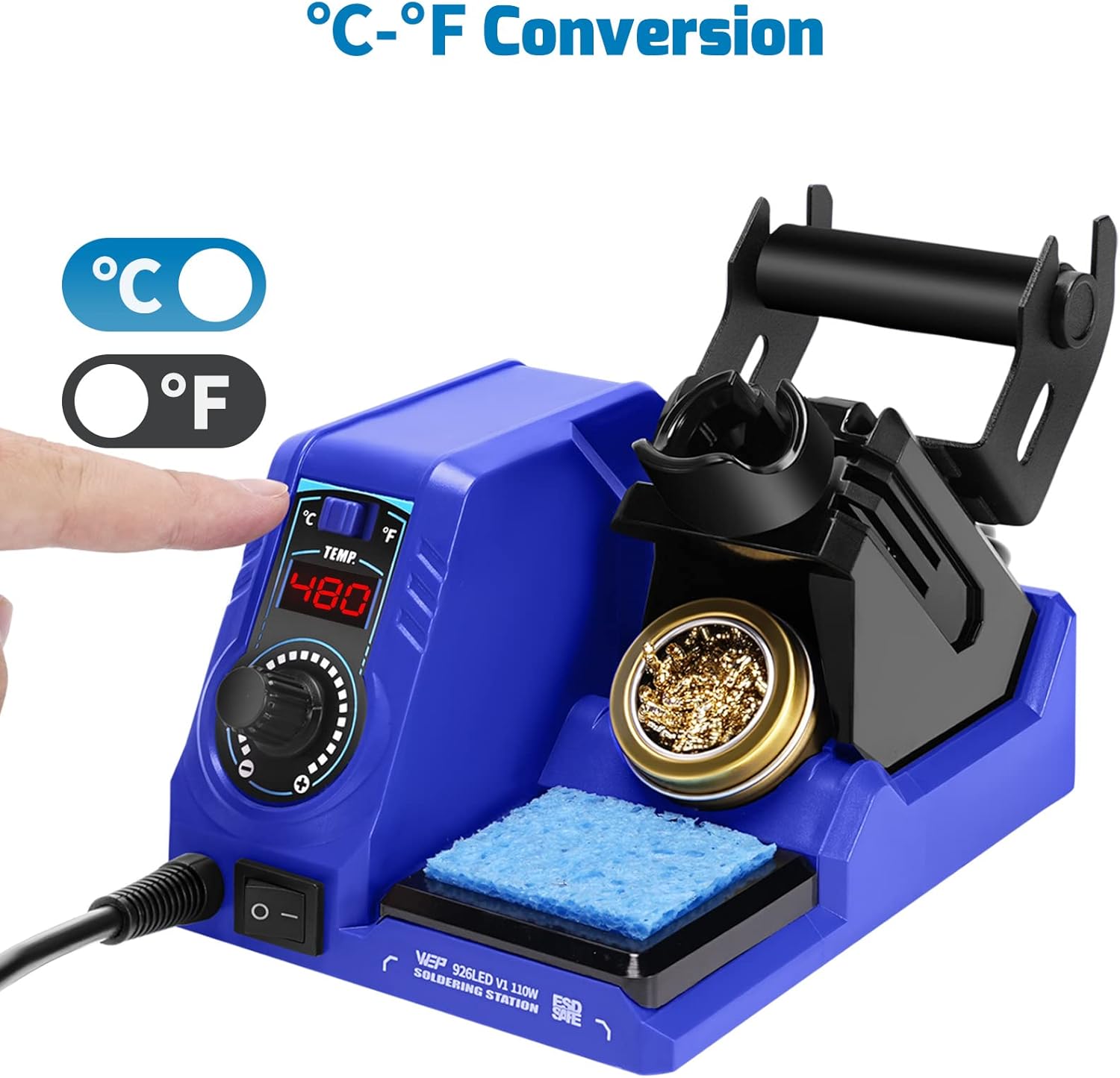 Soldering Iron Station Kit with Solder Wire