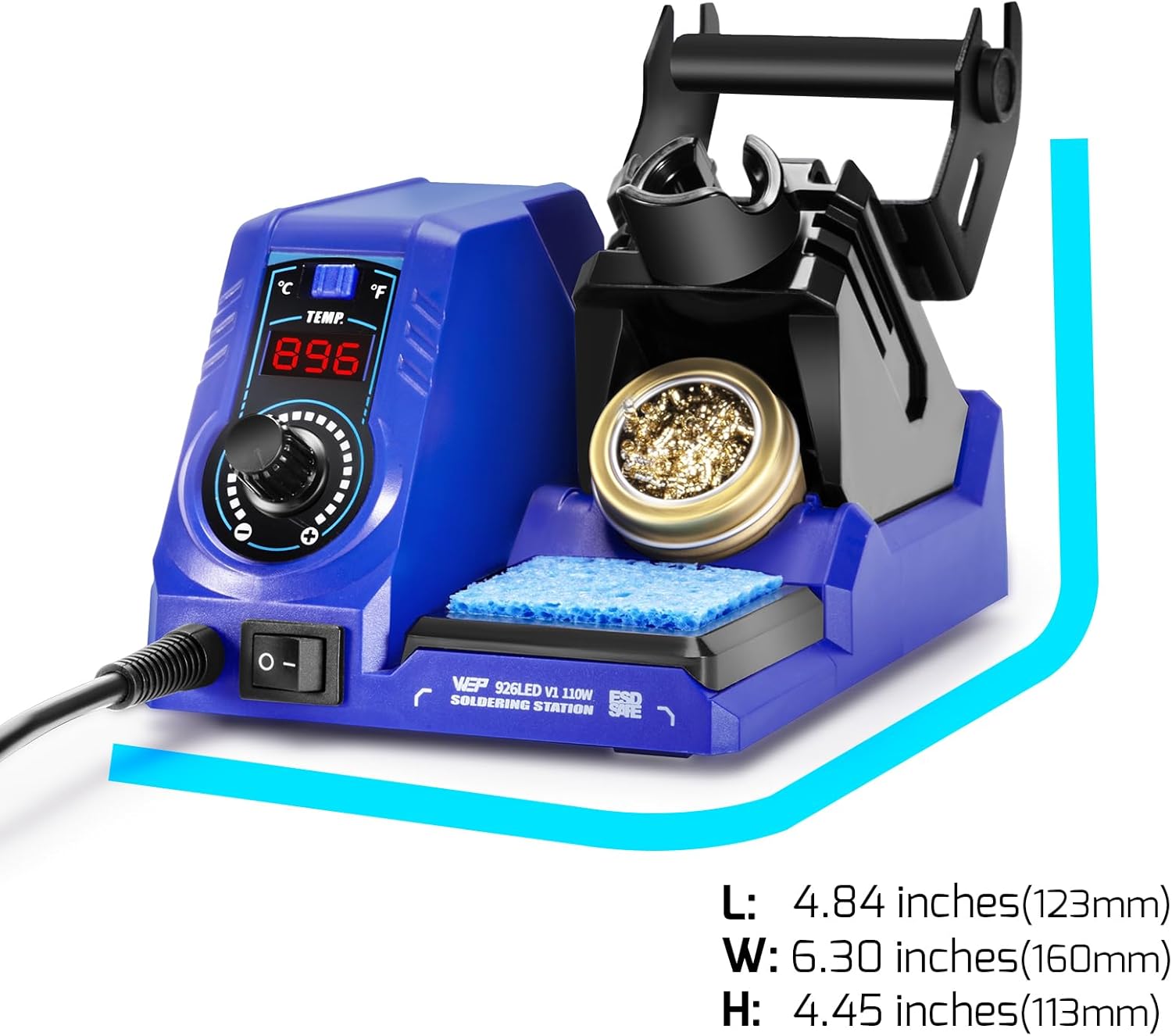Soldering Iron Station Kit with Solder Wire