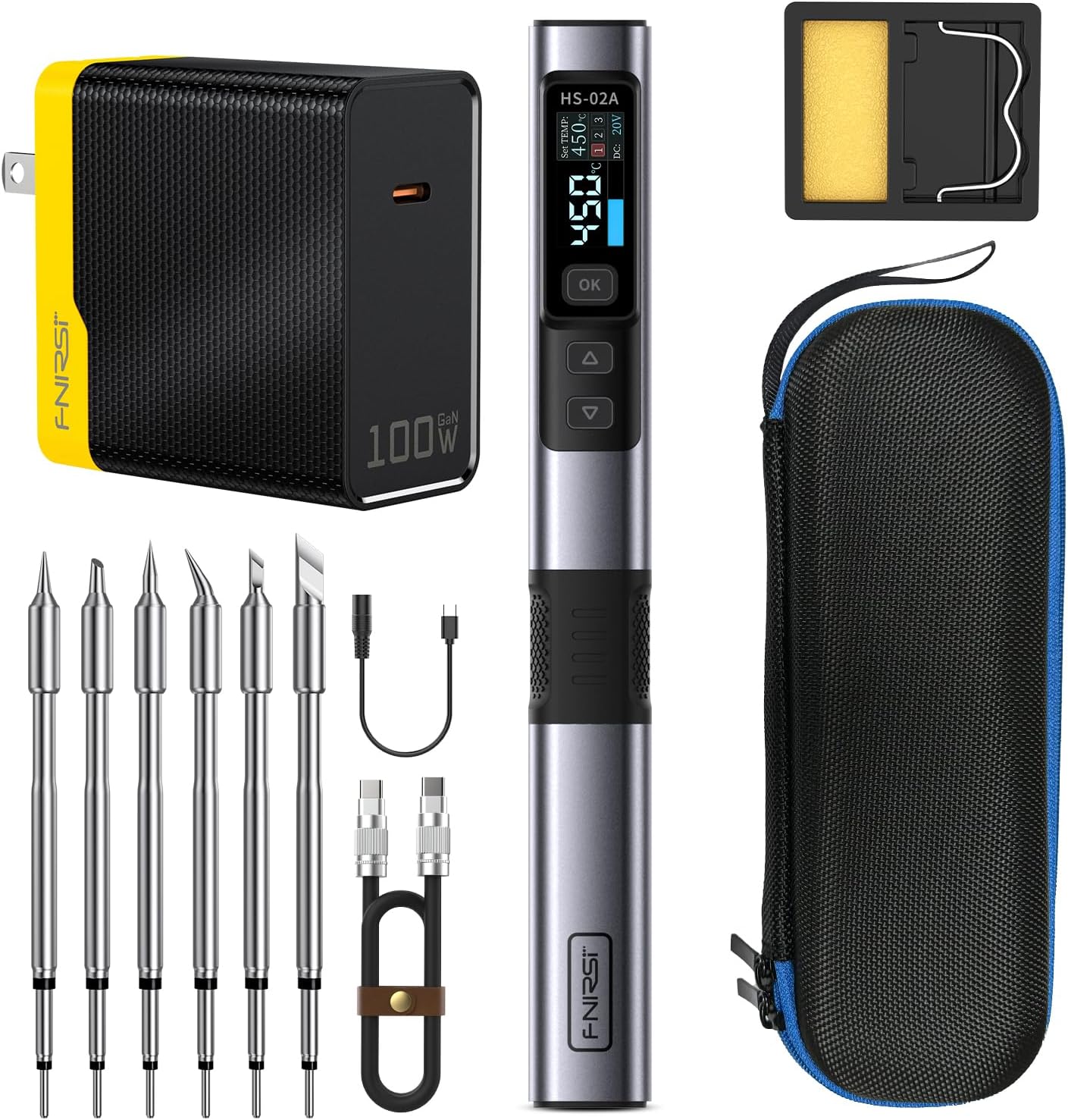 Portable Corded Soldering Iron Kit