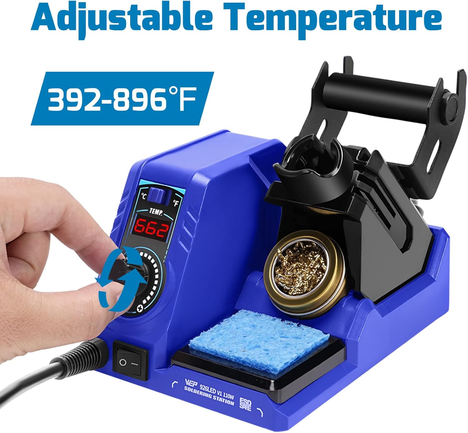 Soldering Iron Station Kit with Solder Wire