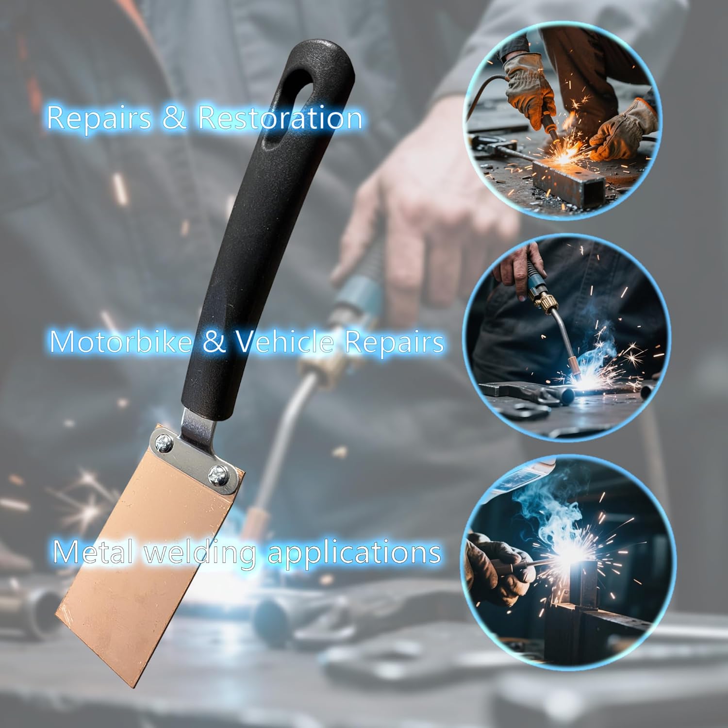 Copper Spoon Welding Backer Tool Set