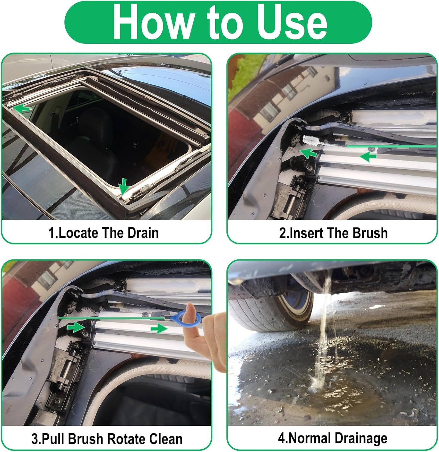 Auto Sunroof Drain Cleaning Tool